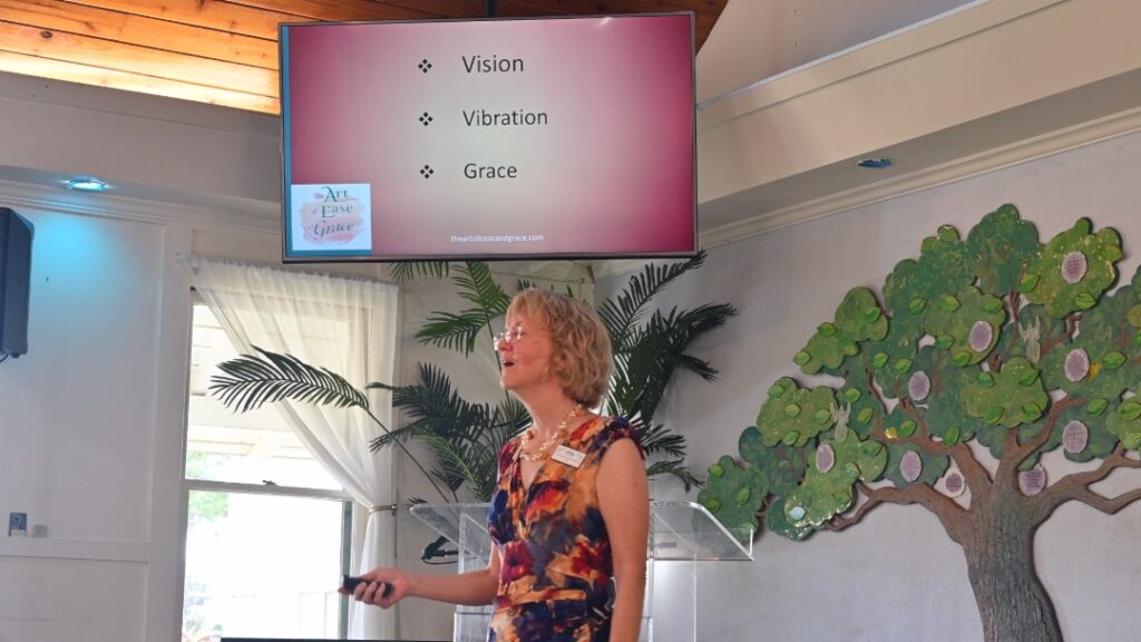 Carol McNulty-Huffman speaking on Vibration